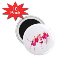 Minimal Floral Print 1 75  Magnets (10 Pack)  by dflcprints