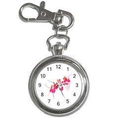 Minimal Floral Print Key Chain Watches by dflcprints