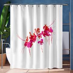 Minimal Floral Print Shower Curtain 60  X 72  (medium)  by dflcprints