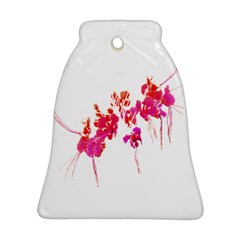 Minimal Floral Print Ornament (bell)  by dflcprints