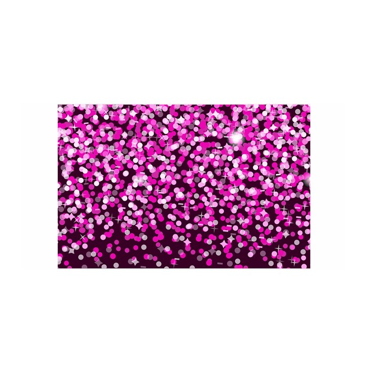 Pink Glitter Rain Satin Wrap