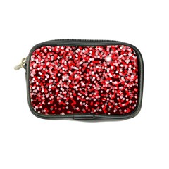 Red Glitter Rain Coin Purse