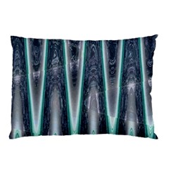 Blue Turquoise Zigzag Pattern Pillow Case