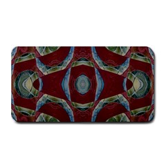 Fancy Maroon Blue Design Medium Bar Mats