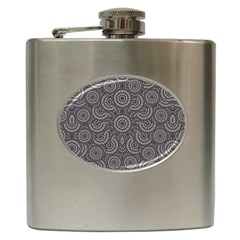 Geometric Boho Print Hip Flask (6 Oz)