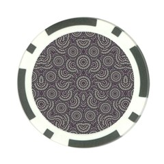 Geometric Boho Print Poker Chip Card Guards by dflcprints