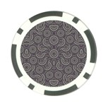 Geometric Boho Print Poker Chip Card Guards Front