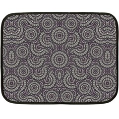 Geometric Boho Print Double Sided Fleece Blanket (mini) 