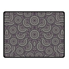 Geometric Boho Print Fleece Blanket (small) by dflcprints