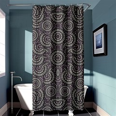 Geometric Boho Print Shower Curtain 36  X 72  (stall)  by dflcprints