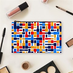 Colorful Shapes                                  Cosmetic Bag by LalyLauraFLM