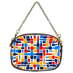 Colorful Shapes                                  	chain Purse (two Sides) by LalyLauraFLM