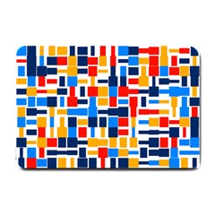 Colorful Shapes                                  			small Doormat by LalyLauraFLM