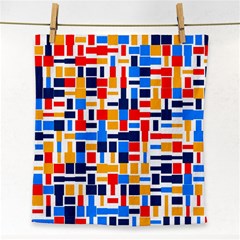 Colorful Shapes                                  			face Towel by LalyLauraFLM