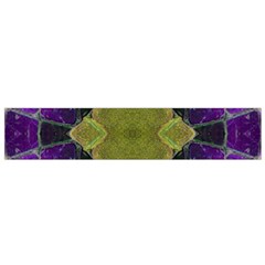 Purple Yellow Stone Abstract Flano Scarf (small) by BrightVibesDesign