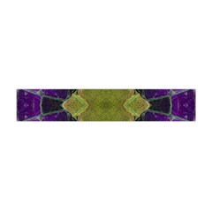 Purple Yellow Stone Abstract Flano Scarf (mini)