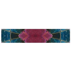 Pink Turquoise Stone Abstract Flano Scarf (small) by BrightVibesDesign