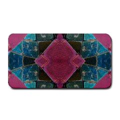 Pink Turquoise Stone Abstract Medium Bar Mats