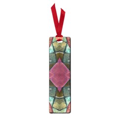 Pink Turquoise Stone Abstract Small Book Marks by BrightVibesDesign