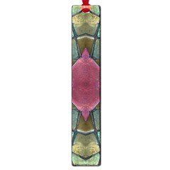 Pink Turquoise Stone Abstract Large Book Marks by BrightVibesDesign