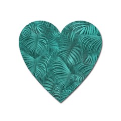 Tropical Hawaiian Pattern Heart Magnet by dflcprints