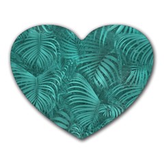 Tropical Hawaiian Pattern Heart Mousepads by dflcprints