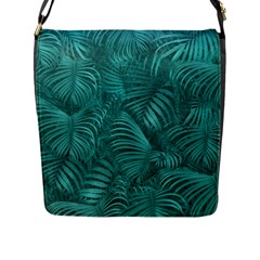 Tropical Hawaiian Pattern Flap Messenger Bag (l)  by dflcprints