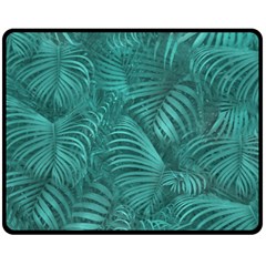 Tropical Hawaiian Pattern Double Sided Fleece Blanket (medium) 