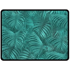 Tropical Hawaiian Pattern Double Sided Fleece Blanket (large) 