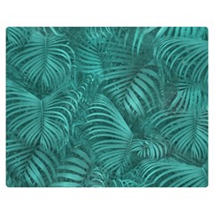 Tropical Hawaiian Pattern Double Sided Flano Blanket (medium) 