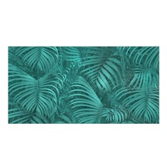 Tropical Hawaiian Pattern Satin Shawl by dflcprints