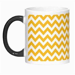 Sunny Yellow & White Zigzag Pattern Morph Mug