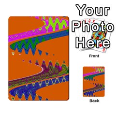 Colorful Wave Orange Abstract Multi-purpose Cards (rectangle)  by BrightVibesDesign