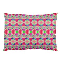 Pretty Pink Shapes Pattern Pillow Case (two Sides)