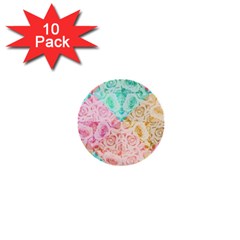 A Rose Is A Rose 1  Mini Buttons (10 Pack)  by hennigdesign