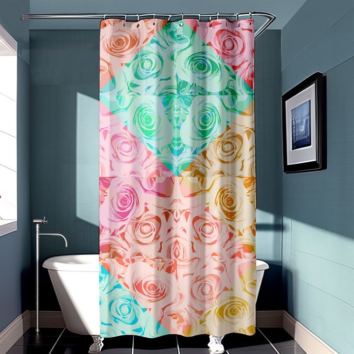 A Rose Is A Rose Shower Curtain 36  x 72  (Stall) 