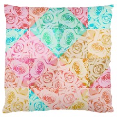 A Rose Is A Rose Large Cushion Case (two Sides)