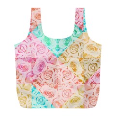 A Rose Is A Rose Full Print Recycle Bags (l)  by hennigdesign