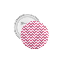 Soft Pink & White Zigzag Pattern 1 75  Button by Zandiepants