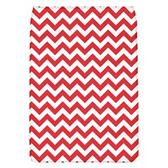 Poppy Red & White Zigzag Pattern Removable Flap Cover (l)