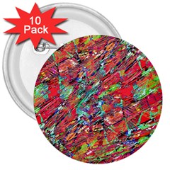 Expressive Abstract Grunge 3  Buttons (10 Pack)  by dflcprints