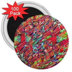 Expressive Abstract Grunge 3  Magnets (100 Pack) by dflcprints