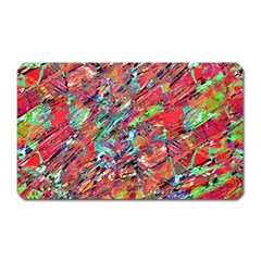 Expressive Abstract Grunge Magnet (rectangular) by dflcprints