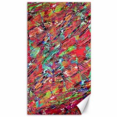 Expressive Abstract Grunge Canvas 40  X 72  