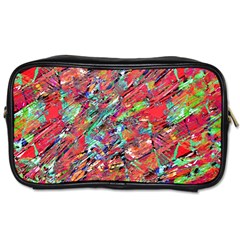 Expressive Abstract Grunge Toiletries Bags 2-side by dflcprints