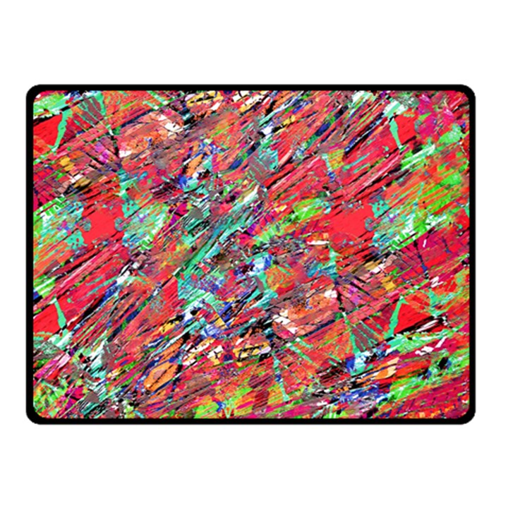 Expressive Abstract Grunge Fleece Blanket (Small)