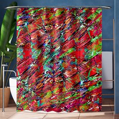 Expressive Abstract Grunge Shower Curtain 60  X 72  (medium) 