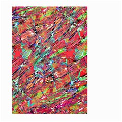 Expressive Abstract Grunge Large Garden Flag (two Sides)