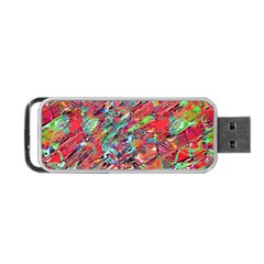 Expressive Abstract Grunge Portable Usb Flash (one Side) by dflcprints