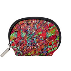 Expressive Abstract Grunge Accessory Pouches (small)  by dflcprints